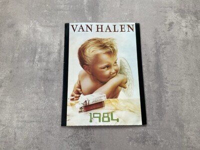 Van Halen 1984 Folded Poster With Cherub Image