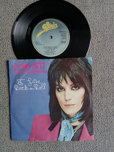 JOAN JETT AND THE BLACKHEARTS I LOVE ROCK AND ROLL VINYL SINGLE RECORD