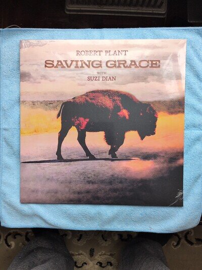 Robert Plant - Saving Grace 12” Black Coloured Vinyl + Signed Art Card Sealed