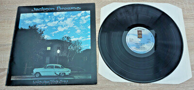 JACKSON BROWNE - LATE FOR THE SKY - ORIGINAL 1976 U.K REISSUE LP - VG + VINYL