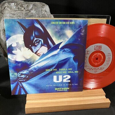 U2 Hold Me, Thrill Me, Kiss Me, Kill Me 7" 45 vinyl record single VG+/EX+