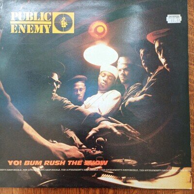 Public Enemy - Yo Bum Rush the Show vinyl hip hop rap orig 1987 +insert