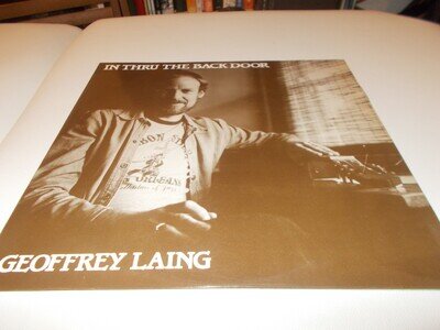 RARE, SIGNED!! GEOFFREY LAING - IN THRU THE BACK DOOR- AUSTRALIAN POP LP