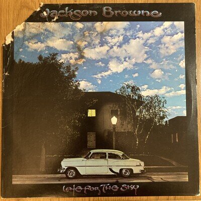 Jackson Browne - Late For The Sky Vinyl LP (1974, Asylum US Press, VG/W)