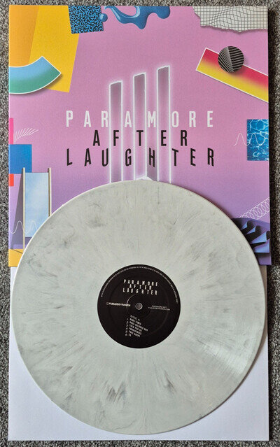 Paramore After Laughter LP White Marbled Vinyl First Press 2017 Rare Indie Album