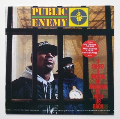 Public Enemy - It Takes A Nation Of Millions... Vinyl LP 1988. 462415 1. VG+