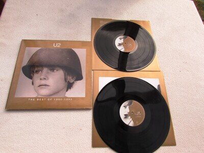 U2 LP BEST OF 1980 - 1990 ORIG UK 1990 2 x VINYL