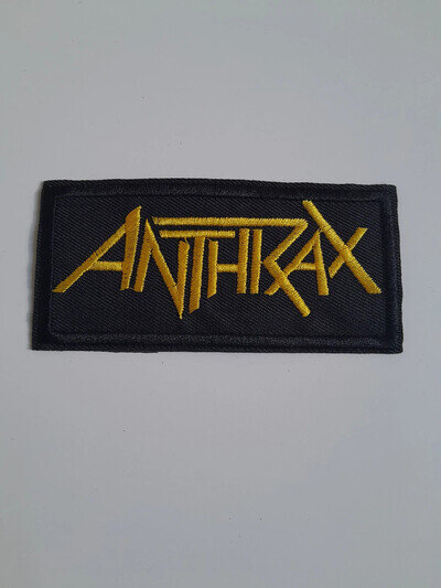 Anthrax - Logo - Embroidered Iron On / Sew On - Patch - NEW