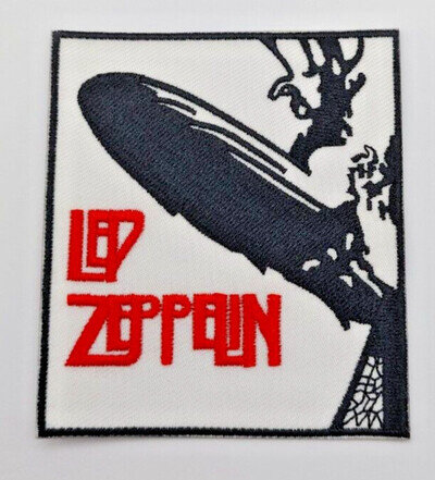 Led Zeppelin Mothership White Rock Music Iron On Patch