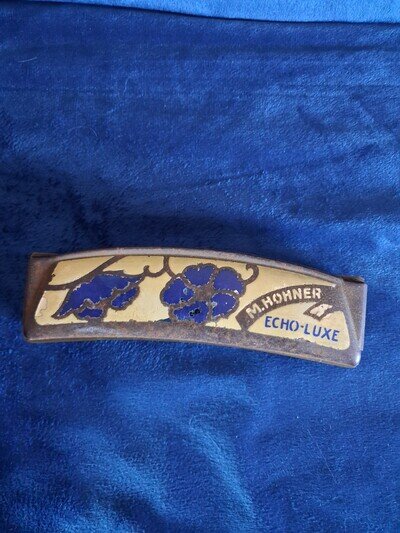 M Hohner Echo-Luxe Harmonica German 5 inches