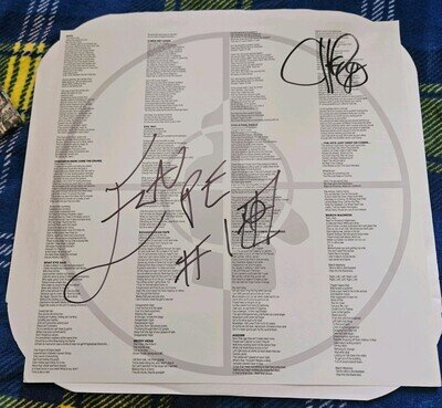 Public Enemy – Black Sky Over the Projects. Signed Limited coloured vinyl #300