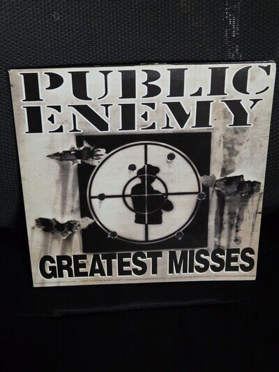 Public Enemy - Greatest Misses VINYL 2 LP 1992 - Fair Condition