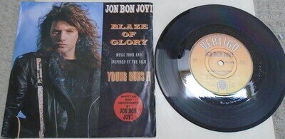 Jon Bon Jovi: Blaze of Glory 7 " 1990 rock