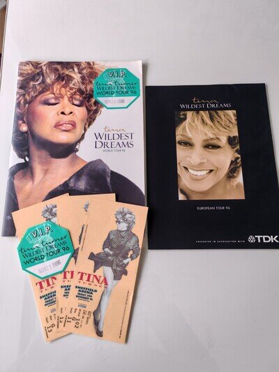 Tina Turner Wildest Dreams Tour Programme - Gig Tickets & Music Poster