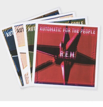 R.E.M. PAUL SMITH Automatic For The People Ltd Edition Screenprint REM poster
