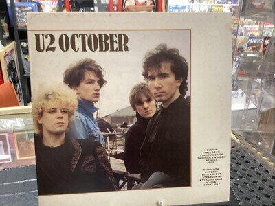 U2 - October LP vinyl Island UK 1981