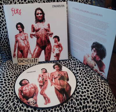 DWARVES LP SIGNED BY BLAG PICTURE DISC 300 MADE SUNSHINE PUNK RARE NIRVANA