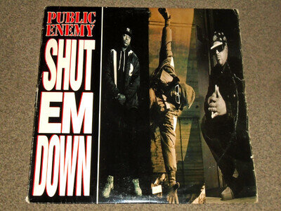 Public Enemy ‎– Shut Em Down 1991 OLD SKOOL HIP HOP!!
