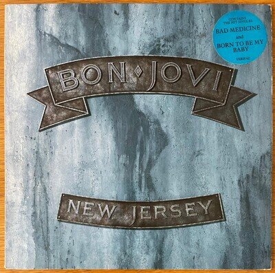 BON JOVI - NEW JERSEY 1st EU Press 1986 LP VG+