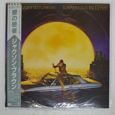 JACKSON BROWNE LAWYERS IN LOVE ASYLUM P11391 Japan VINYL LP