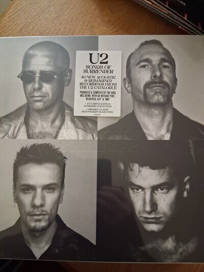 U2: Songs of Surrender Deluxe Limited Vinyl - 4 x 12" LP Box Set Factory Sealed