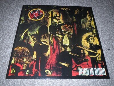 SLAYER -REIGN IN BLOOD- AWESOME RARE LTD EDITION PRESS LP VINYL EXODUS VENOM NEW