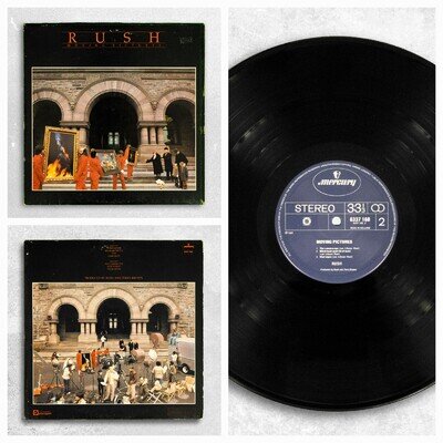 Rush - Moving Pictures (1st Press Black Vinyl LP)