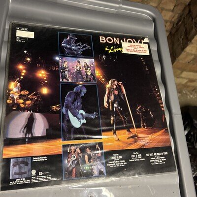 BON JOVI: LIVING IN SIN - 12”single 1989 Vgc+