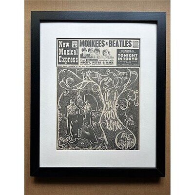 CREATION NME - JULY 1 1967 (FRAMED) POSTER SIZED original NME cover from 1967 -