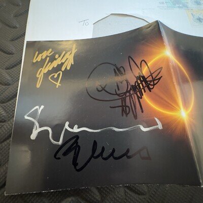 SIGNED with PROOF Voyage Promo Poster ABBA (Agnetha Faltskog Autograph)