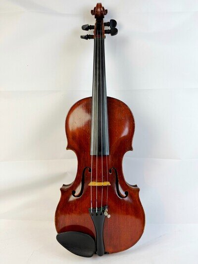 Fine Antique Violin Otto Schneider 1897 Latin Lettering frame - with sound sample