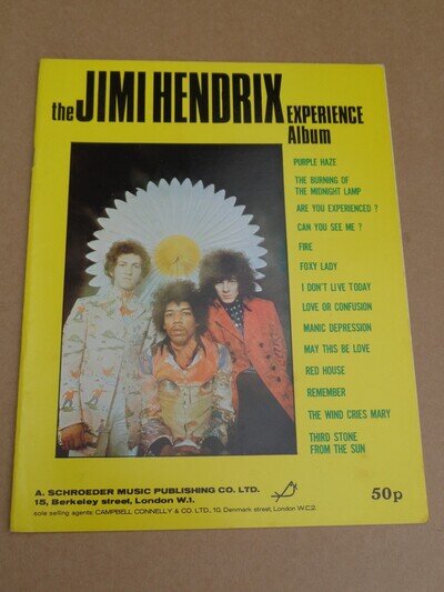 Jimi Hendrix Experience - 1967 song book