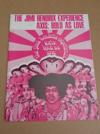 Jimi Hendrix Experience - Axis Bold As Love - 1968 song book