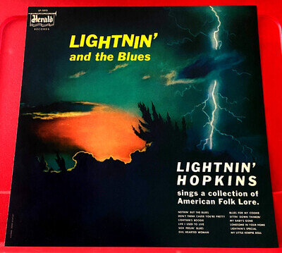 Lightnin' Hopkins ..And The Blues Album Cover Art PICTURE / PRINT 11.5" x 11.5"