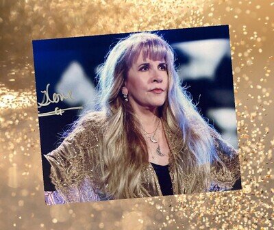 Fleetwood Mac Hand Signed Stevie Nicks Autographed w COA Photo Authentic