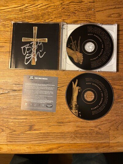 Ozzy Osbourne/ Autograph/ 2 CD SET/ The Ozzman Cometh/ 1997/ Sabbath/ Signed