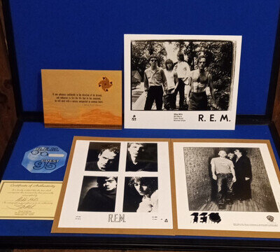 R.E.M. FAN CLUB Package 1995 Mike Mills Autograph COA