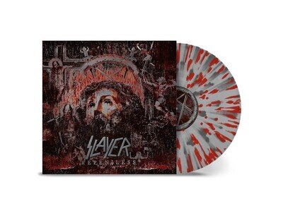Slayer Repentless - 10th Anniversary Clear Silver Red Splatter Coloured Vinyl LP
