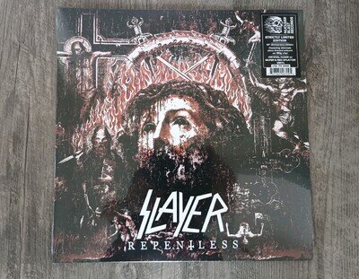 Slayer - Repentless - Ltd Edition 10th Anniversary Silver Red Splatter Vinyl LP
