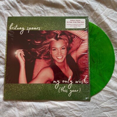 Britney Spears UO Exclusive My Only Wish (This Year) Green Vinyl
