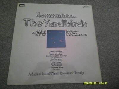 YARDBIRDS remember 1971 EMI/STARLINE superb EX