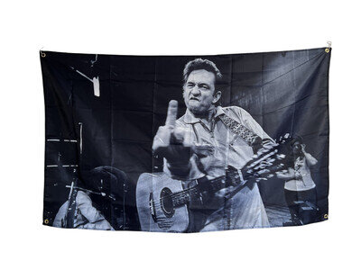 JOHNNY CASH THE MAN IN BLACK 5×3 FOOT FREE 48 HOUR UK POSTAGE