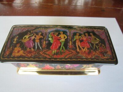 Ardleigh Elliott & Sons 1991 Russian Ballet The Nutcracker Music Trinket Box