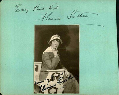 Florence Smithson Soprano The Arcadians Signed Photograph Autograph