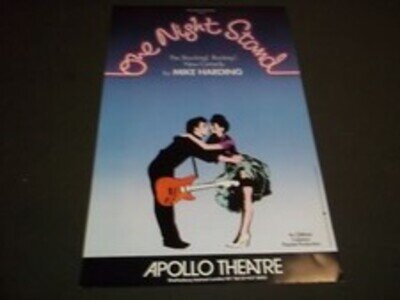 1981 ONE NIGHT STAND APOLLO THEATER POSTER MIKE HARDING - LONDON - P 208