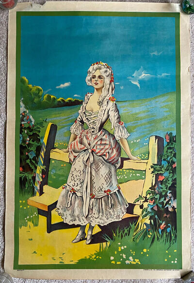 RARE! Patience Gilbert & Sullivan opera theatre poster 1910-20 Stafford & Co