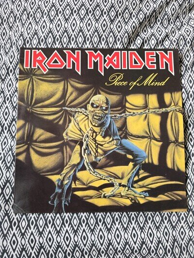 Iron Maiden Piece of Mind Vinyl Album Original 1983 Original Sleeves