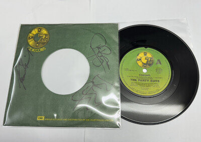 80s NEW SIGNED THE PARTY BOYS KEVIN BORICH, BUZZ BIDSTRUP LED ZEPPELINS KASHMIR
