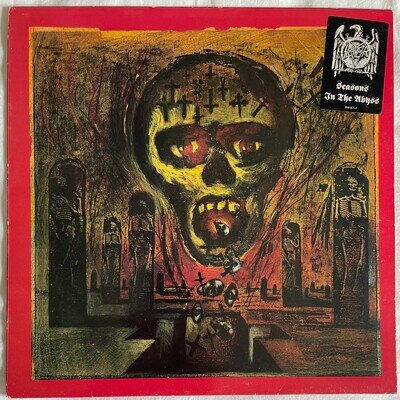 Slayer Seasons in the Abyss Vinyl LP UK First Press Very Good Condition