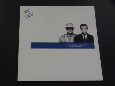PET SHOP BOYS Discography 1st PRESS 1991 Beautiful COVER & As New MINT- AUDIO!